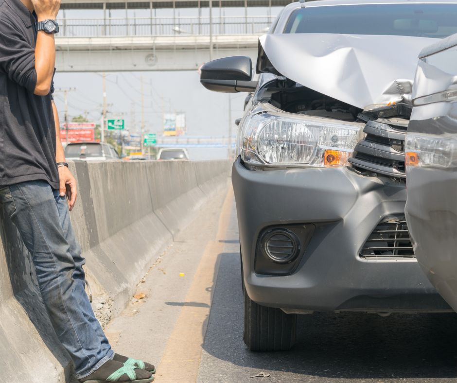 Rear-Ended and Hit the Car