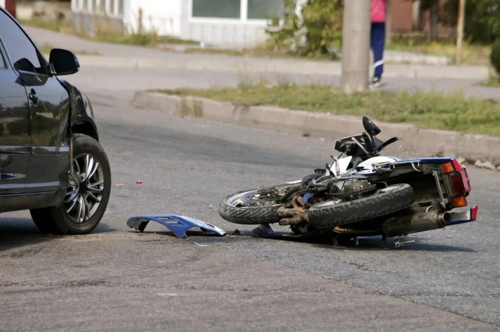 Left-turn Motorcycle Accident
