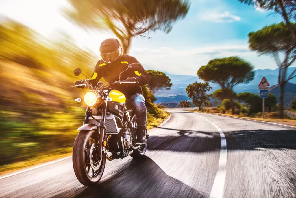 Accidente de moto con fuga