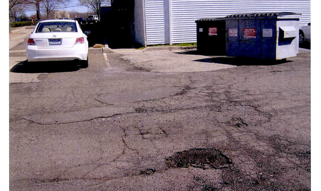 Bronx parking lot slip and fall