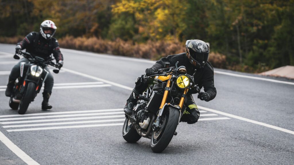 Motorcyclists accident